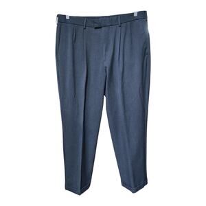 Men's Docker's Classic Fit Pleated Cotton Stretch Black 36x29